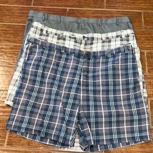 Lot of 3 men’s Amazon Essentials shorts. Size 54 Big & Tall